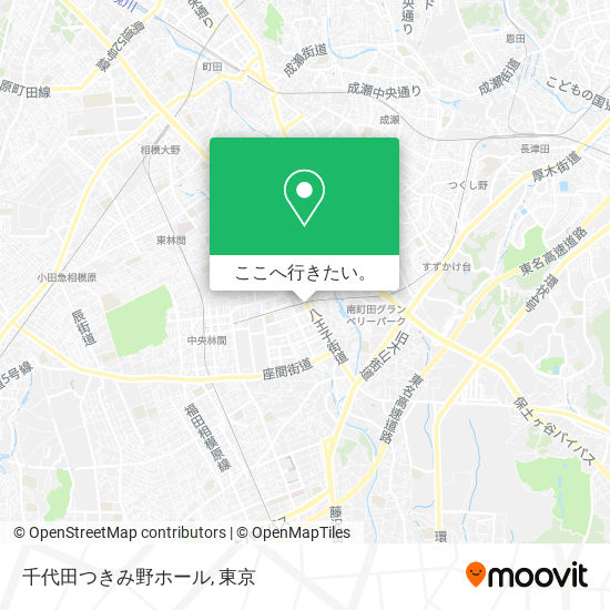千代田つきみ野ホール地図