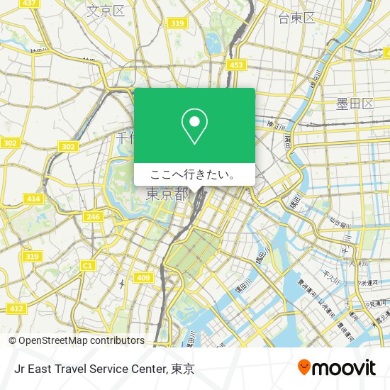 Jr East Travel Service Center地図