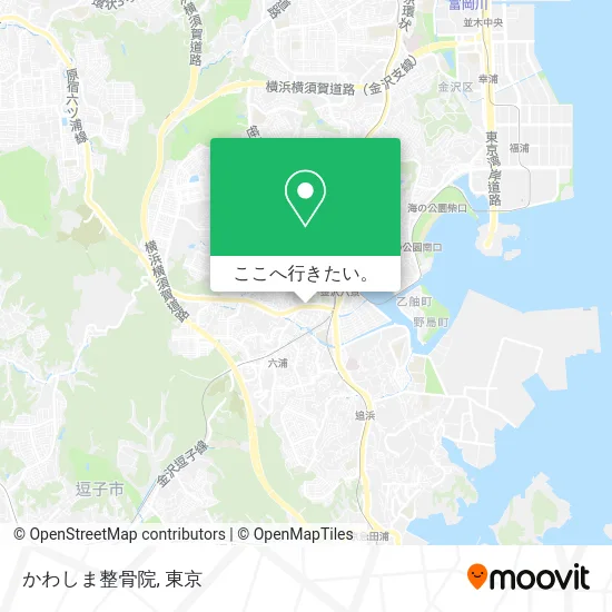 かわしま整骨院地図