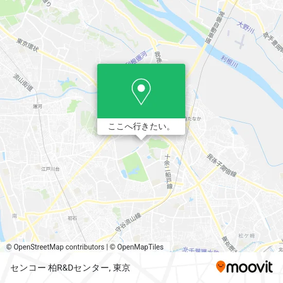 センコー 柏R&Dセンター地図