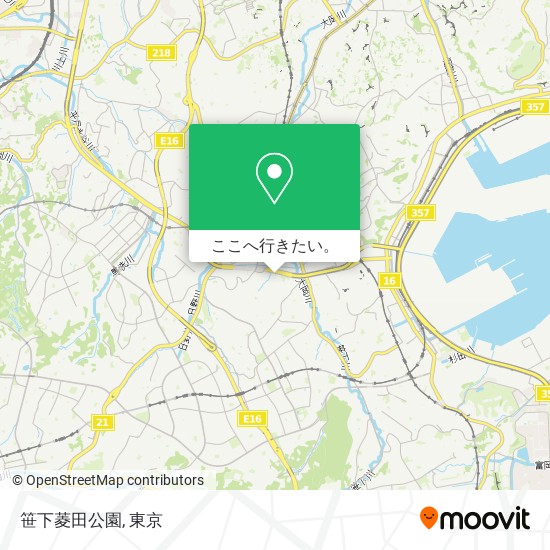 笹下菱田公園地図