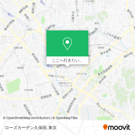 ローズカーデン久保田地図