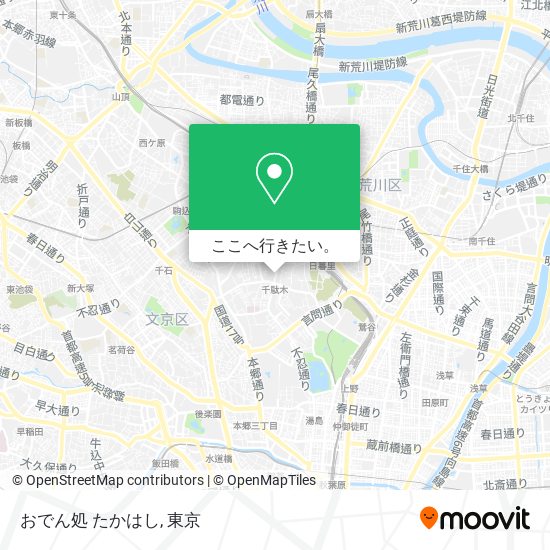 おでん処 たかはし地図