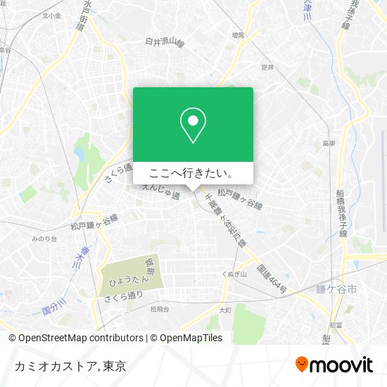 カミオカストア地図