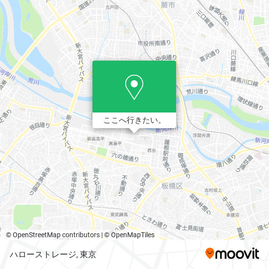 ハローストレージ地図