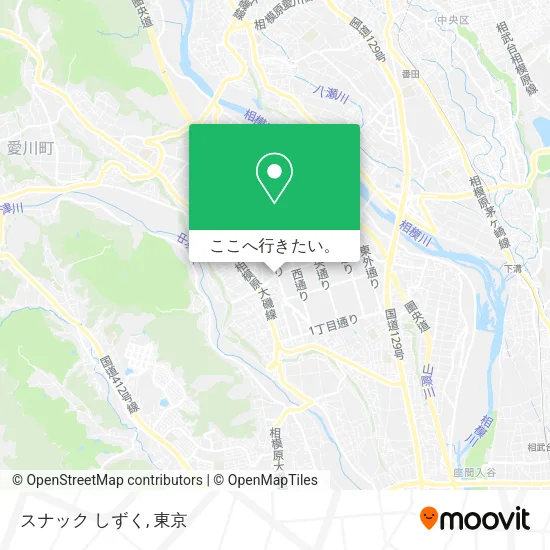 スナック しずく地図