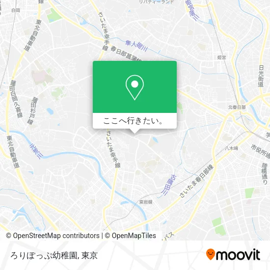 ろりぽっぷ幼稚園地図