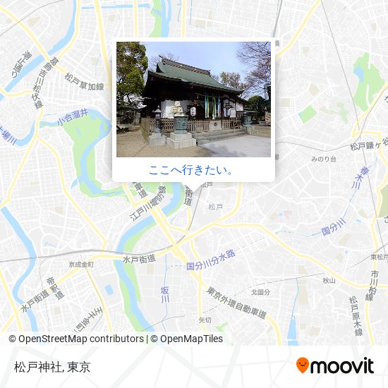 松戸神社地図