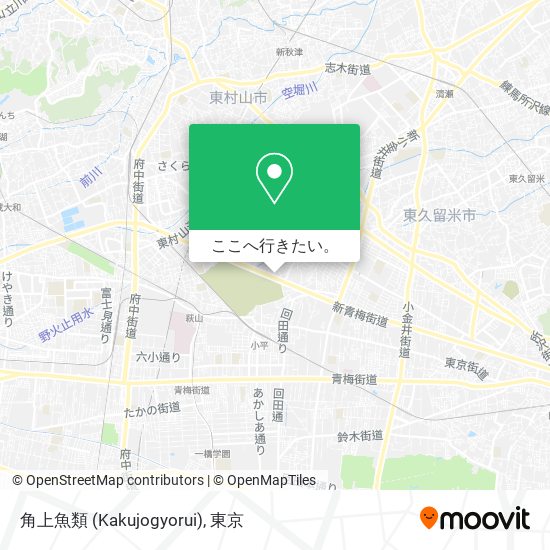角上魚類 (Kakujogyorui)地図