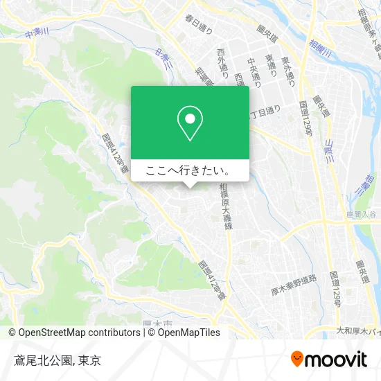 鳶尾北公園地図