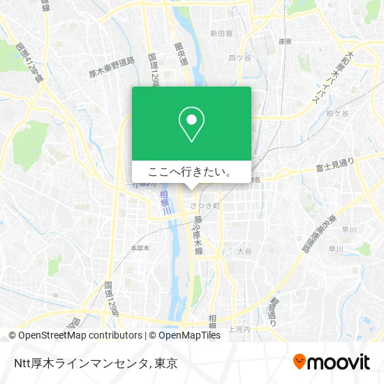 Ntt厚木ラインマンセンタ地図