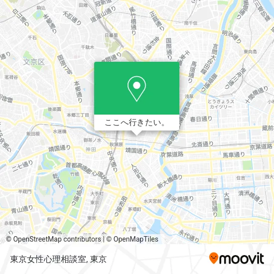 東京女性心理相談室地図