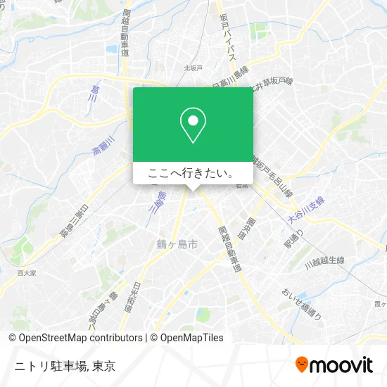 ニトリ駐車場地図