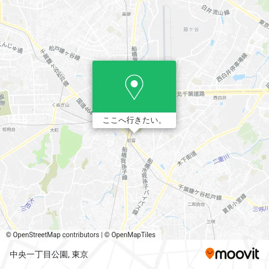中央一丁目公園地図