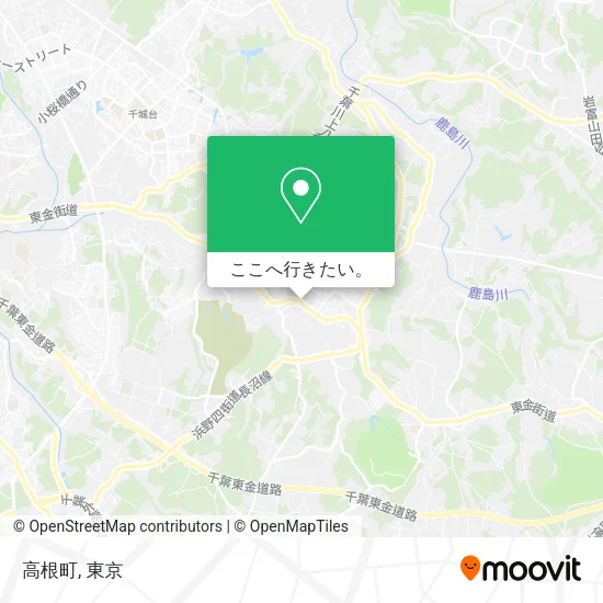 高根町地図