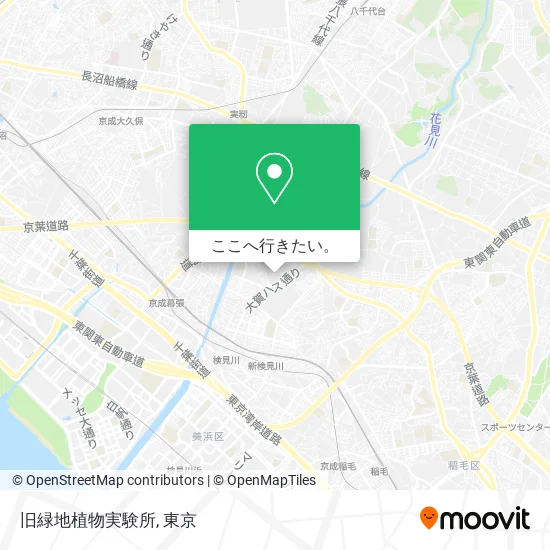 旧緑地植物実験所地図
