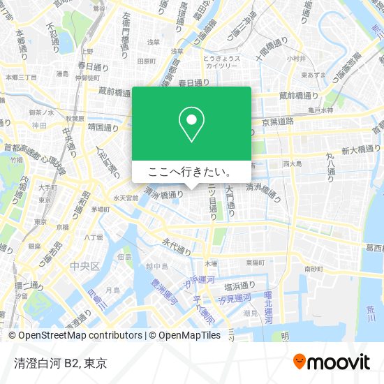 清澄白河 B2地図