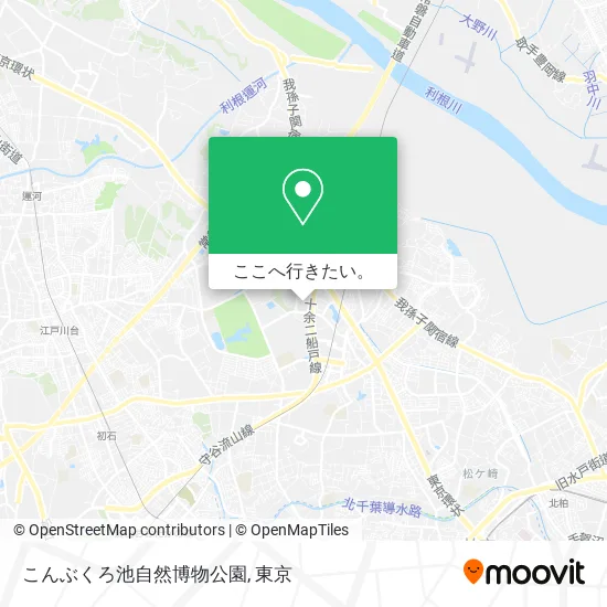 こんぶくろ池自然博物公園地図