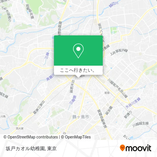坂戸カオル幼稚園地図