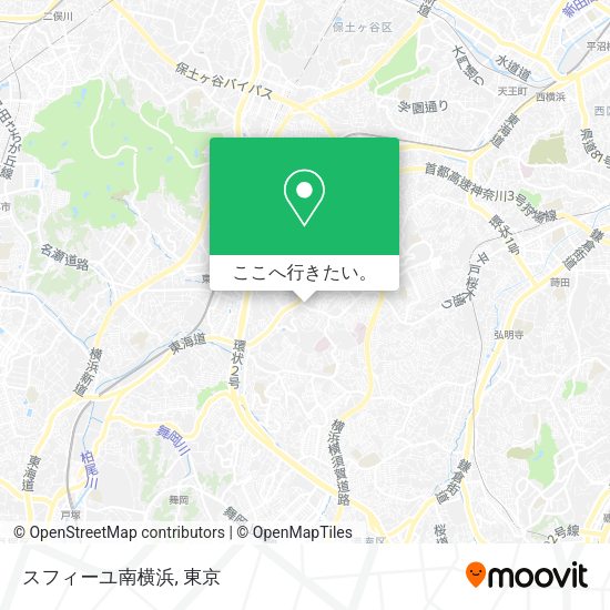 スフィーユ南横浜地図
