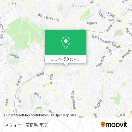 スフィーユ南横浜地図