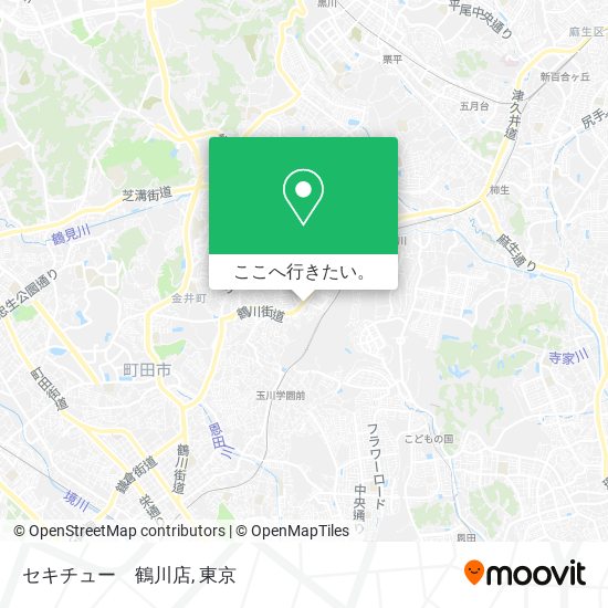 セキチュー　鶴川店地図