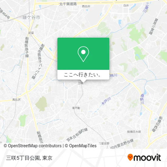 三咲5丁目公園地図