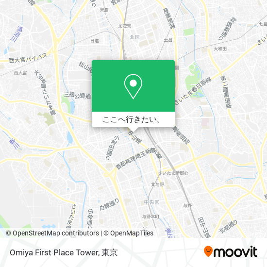 Omiya First Place Tower地図