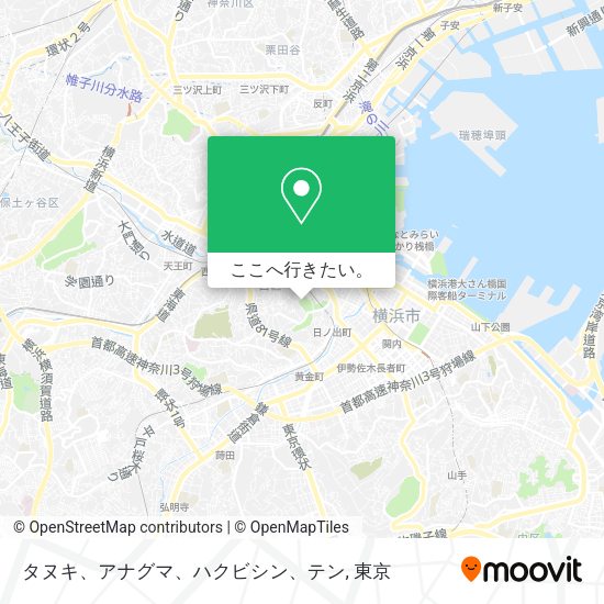 タヌキ、アナグマ、ハクビシン、テン地図