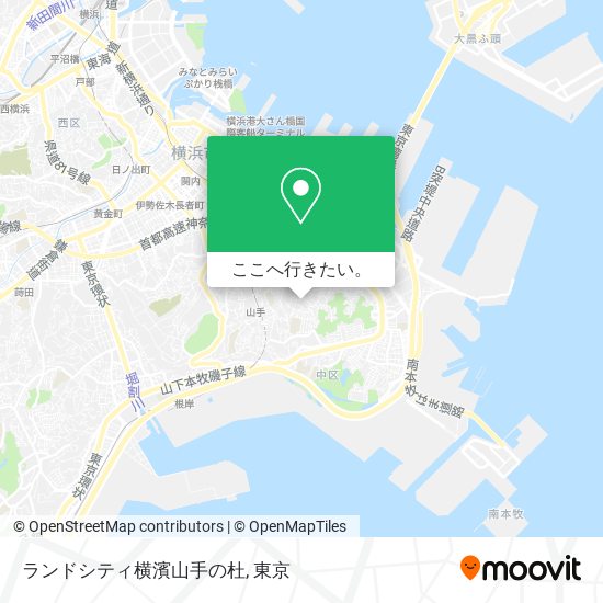 ランドシティ横濱山手の杜地図