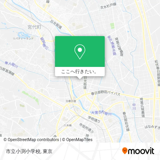 市立小渕小学校地図