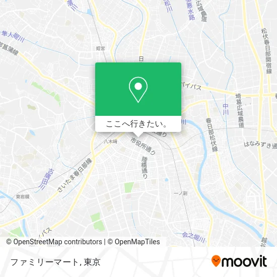 ファミリーマート地図