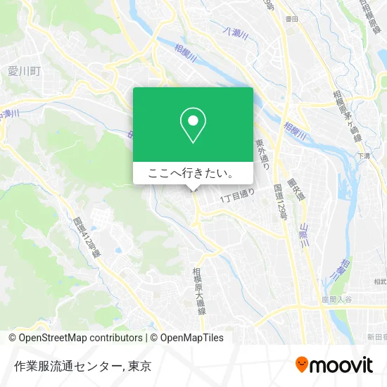 作業服流通センター地図