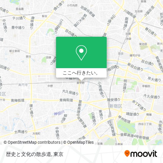 歴史と文化の散歩道地図