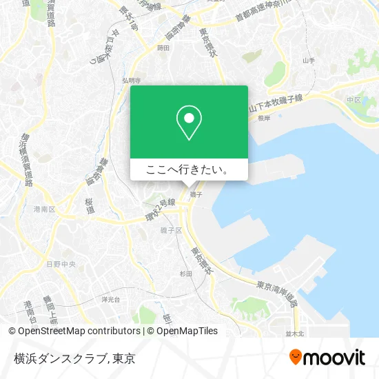 横浜ダンスクラブ地図