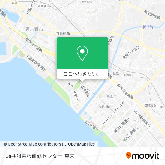 Ja共済幕張研修センター地図