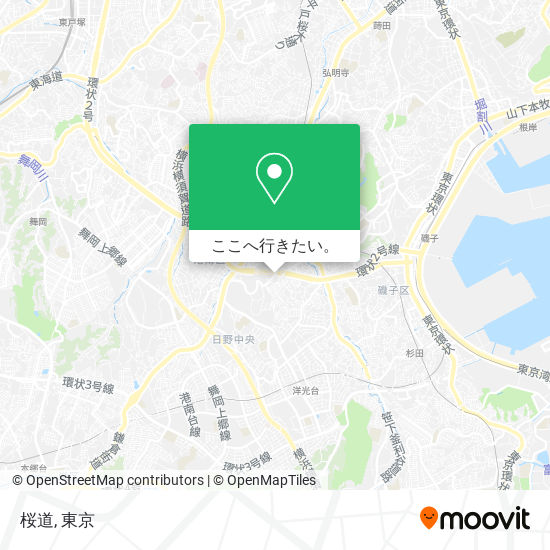 桜道地図