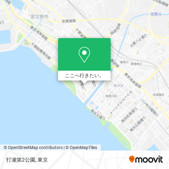 打瀬第2公園地図
