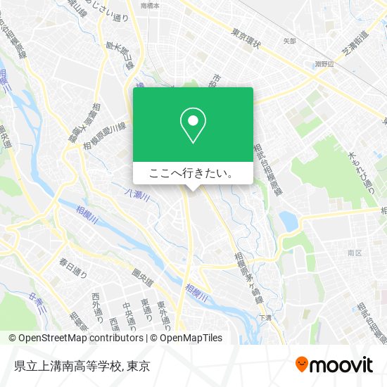 県立上溝南高等学校地図