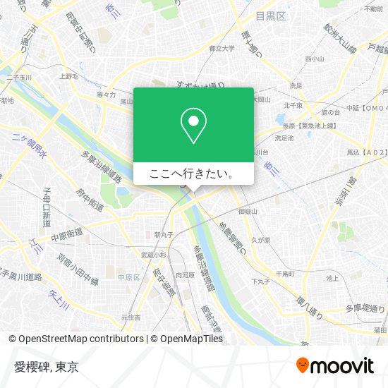 愛櫻碑地図