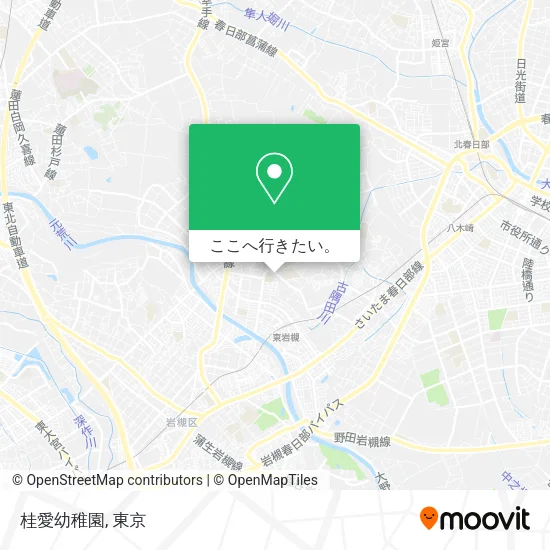 桂愛幼稚園地図