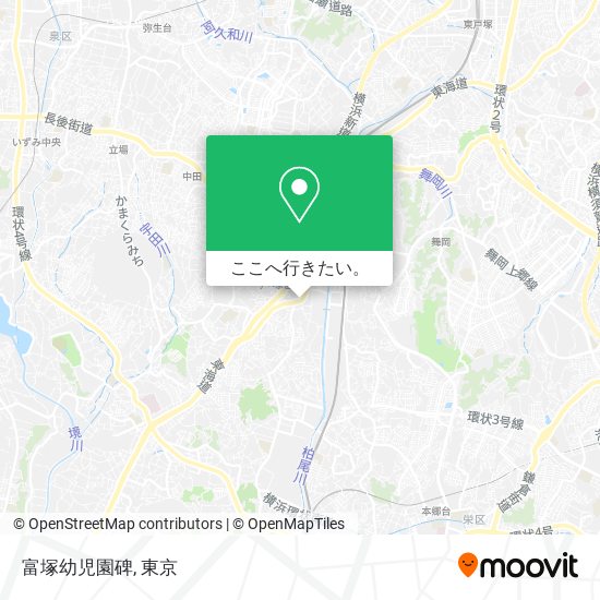 富塚幼児園碑地図