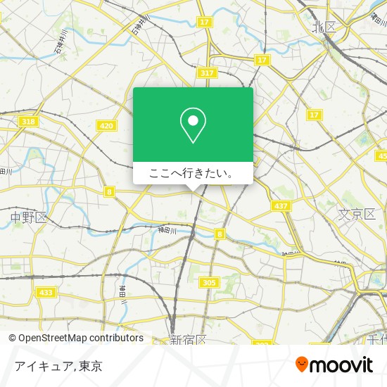 アイキュア地図