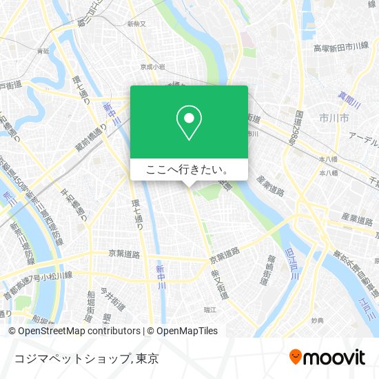 コジマペットショップ地図