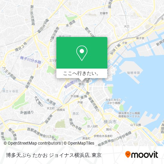 博多天ぷら たかお ジョイナス横浜店地図