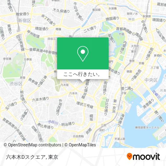 六本木Dスクエア地図