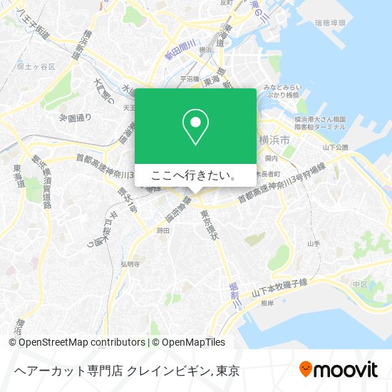 ヘアーカット専門店 クレインビギン地図