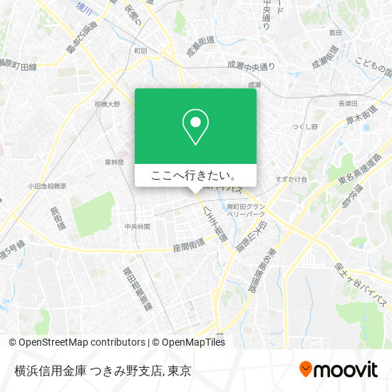 横浜信用金庫 つきみ野支店地図