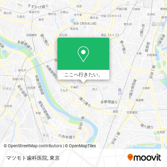 マツモト歯科医院地図