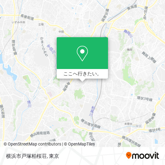 横浜市戸塚柏桜荘地図